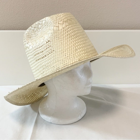 Bailey U-ROLLIT High Profile Cowboy Hat Straw Wired 7 1/8 New West Western EUC - Picture 1 of 9